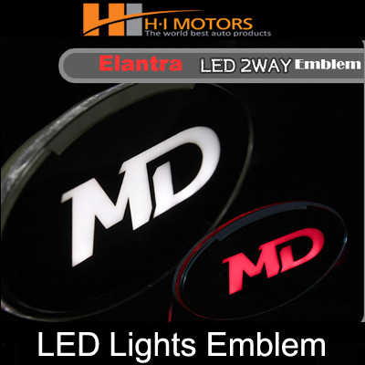 [ Elantra 2010~ ï¼ˆAvante MD) auto parts ] 2way LED trunk emblem
